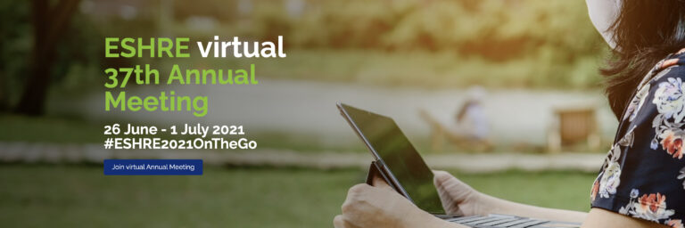 ESHRE virtual 37th Annual Meeting 26 June – 1 July 2021